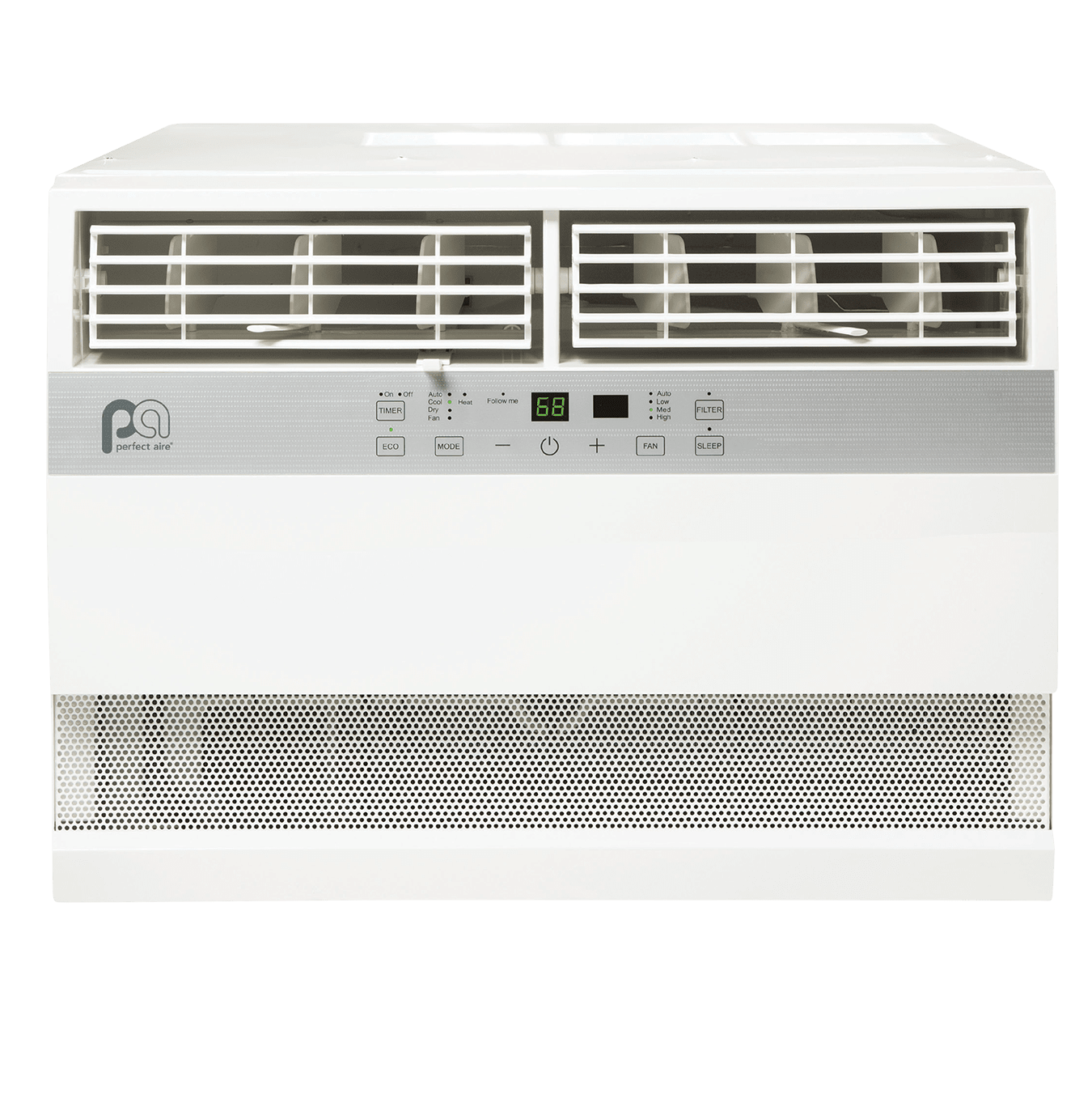 Perfect Aire 8,000 BTU Window Air Conditioner with Electric Heater