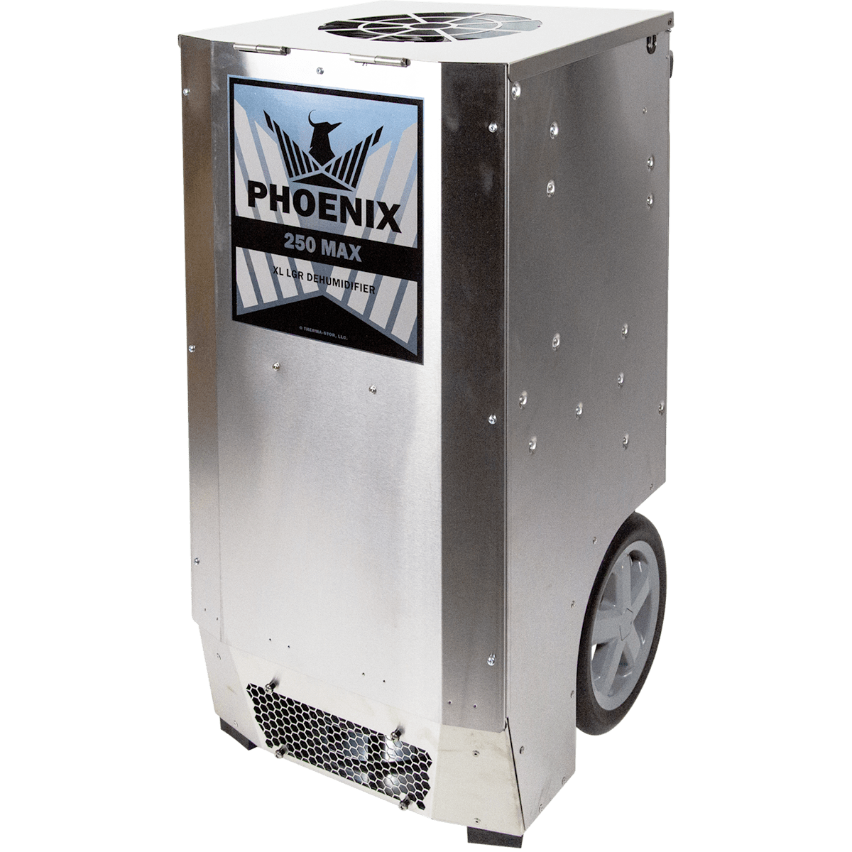 Phoenix 250 MAX LGR High Capacity Commercial Dehumidifier - left angle