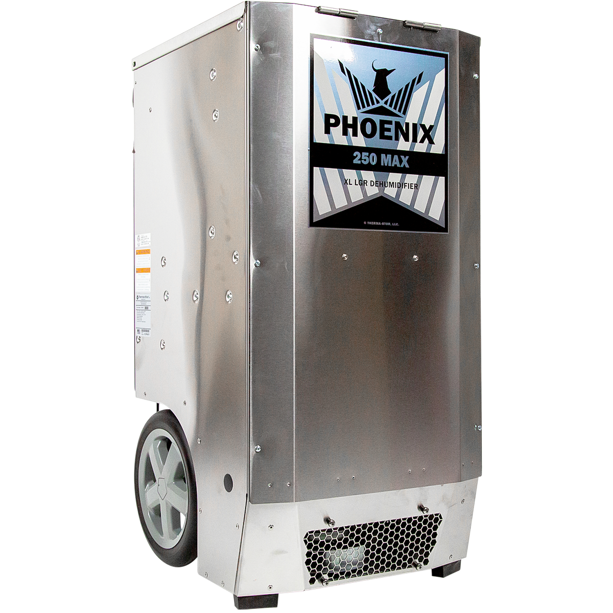 Phoenix 250 MAX LGR High Capacity Commercial Dehumidifier - right angle