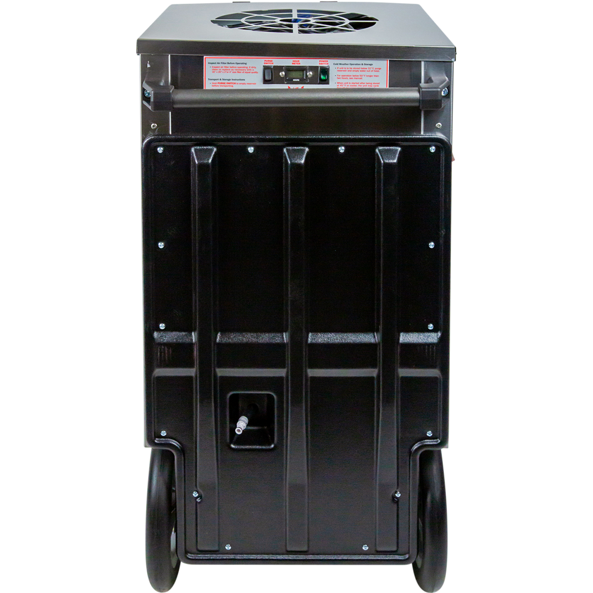 Phoenix 250 MAX LGR High Capacity Commercial Dehumidifier - back view