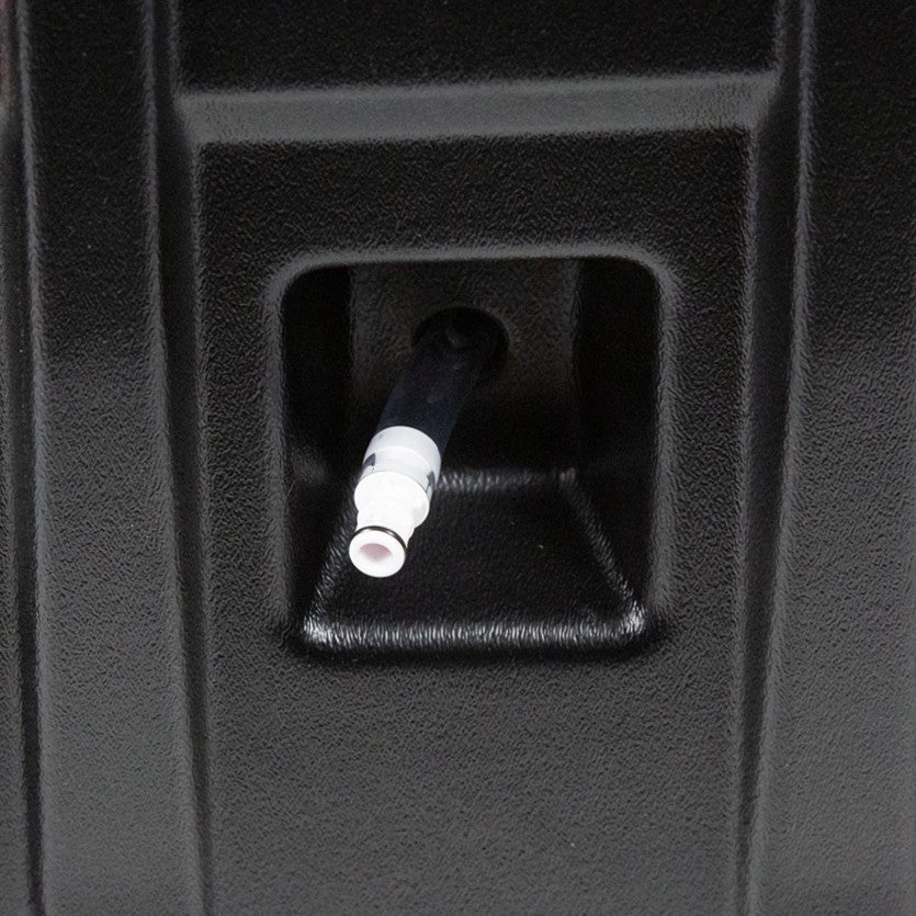 Phoenix 250 MAX LGR High Capacity Commercial Dehumidifier - attached drain hose