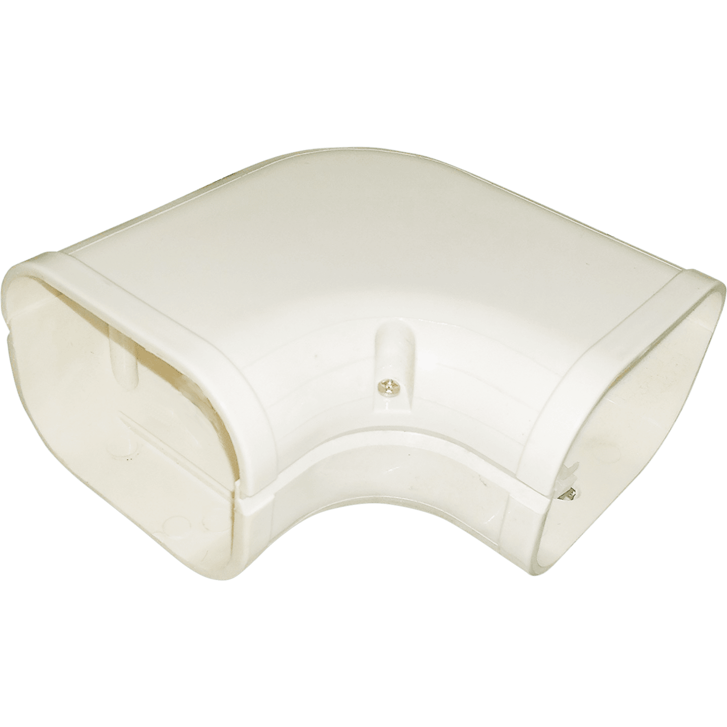 Pioneer Decorative PVC Line Cover Kit for Mini Split AC's & Heat Pumps (WYS-LCVR-KIT) - Flat Elbow