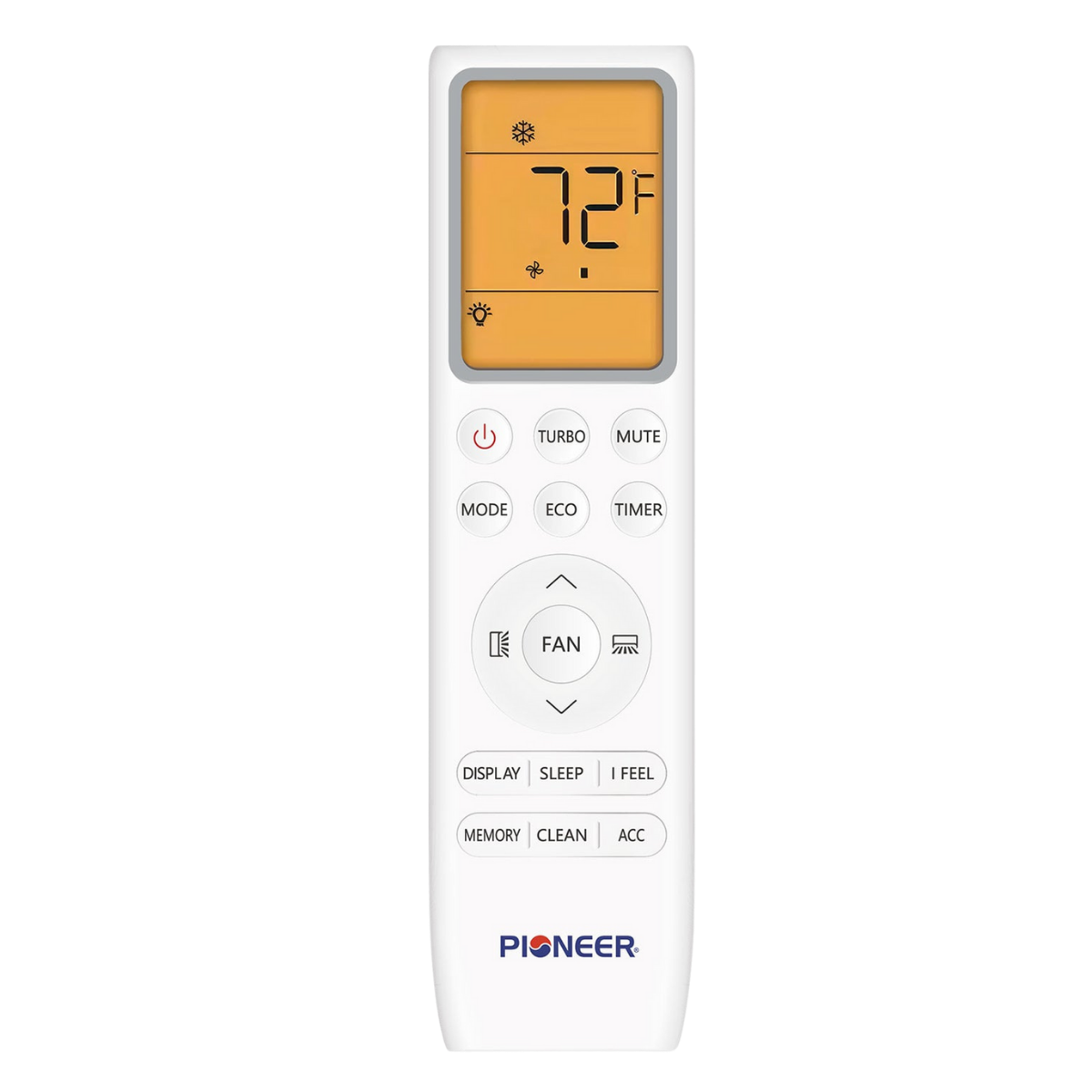 Pioneer 9,000 BTU Diamante Pro High-Wall Series Ductless Mini Split 115V - Remote Control