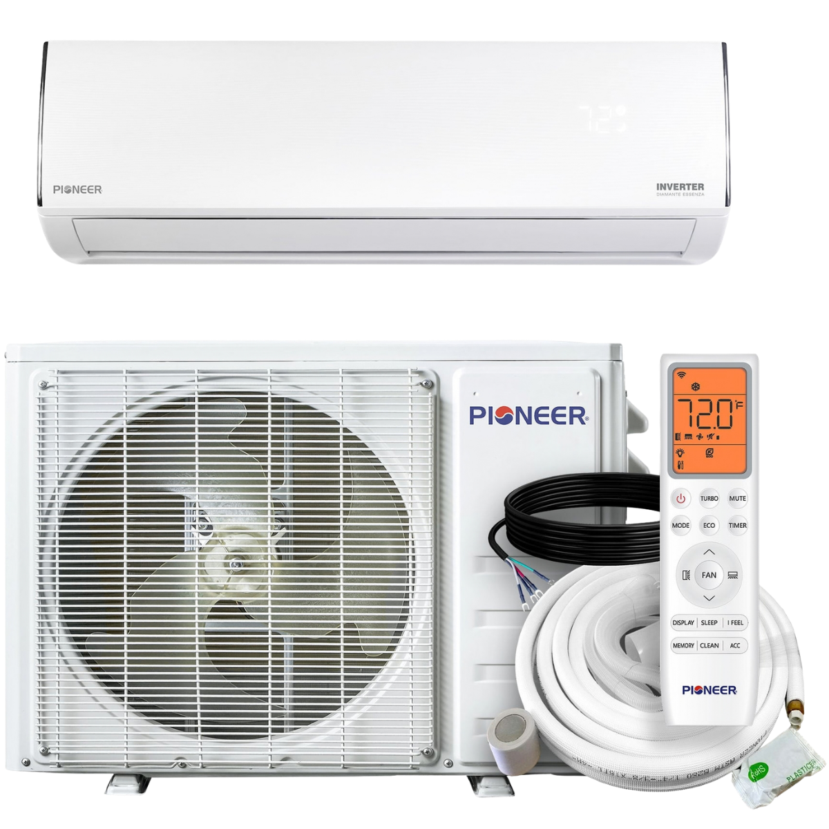 Pioneer Essenza Gen 2 Ductless Mini Split Heat Pump - Main