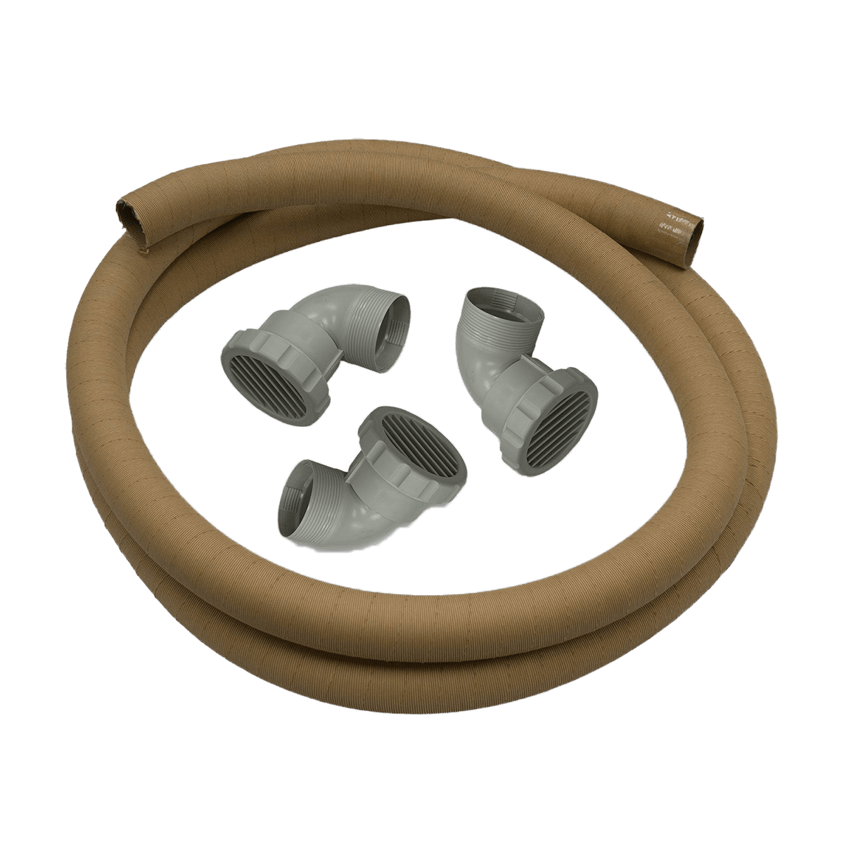 Pioneer 10,000 BTU 115V Under Bench RV Inverter Air Conditioner w/ Heat Pump - w/ Air Outlet and Hose Kit