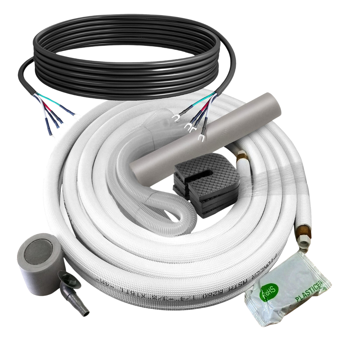 Pioneer Quantum Ultra Ceiling Cassette Ductless Mini Split - Standard Line Set Kit