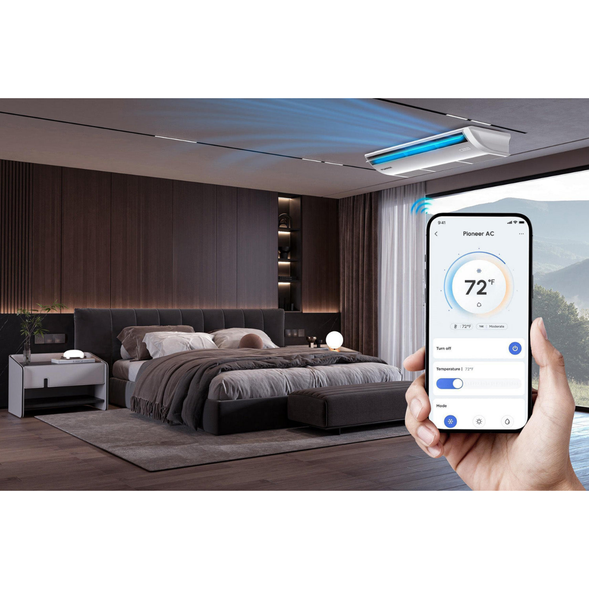Pioneer 18,000 BTU Quantum Ultra Floor/Ceiling Ductless Mini Split - Lifestyle 2