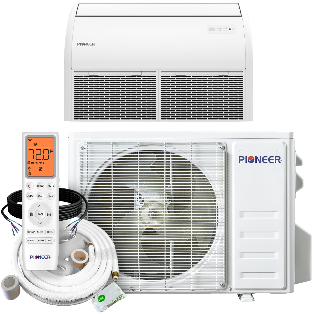 Pioneer 18,000 BTU Quantum Ultra Floor/Ceiling Ductless Mini Split - Main