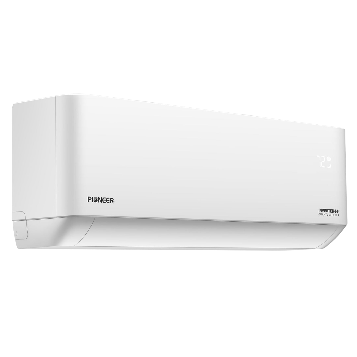Pioneer Quantum Ultra High-Wall Series Ductless Mini Split - Indoor Unit Angle 1