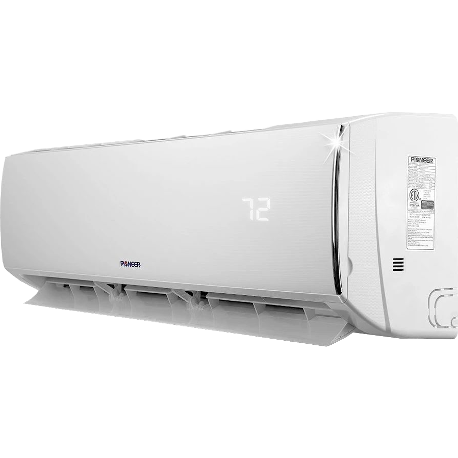 Pioneer Diamante Series 18,000 BTU Mini Split Heat Pump - Indoor Inverter Right Angle View