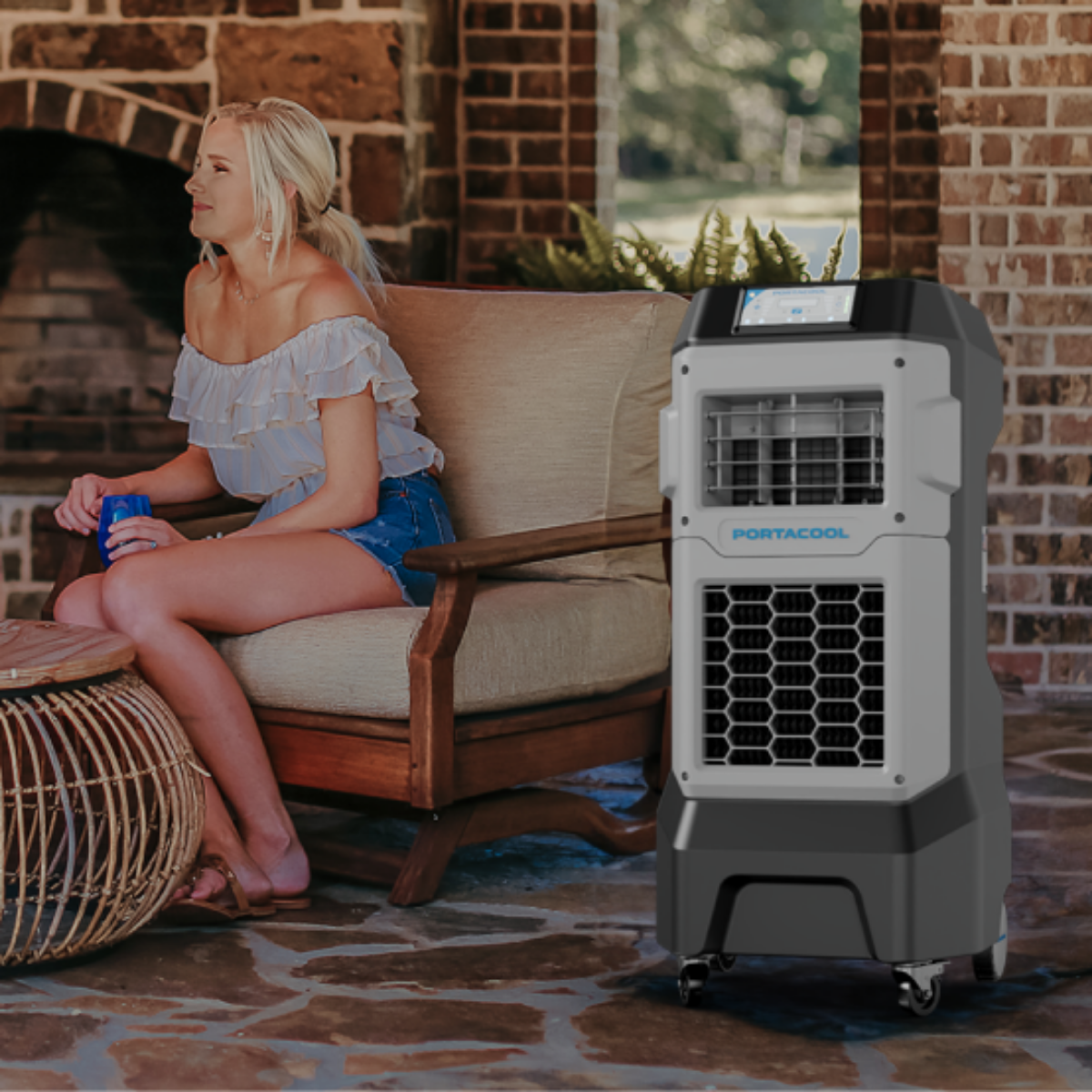 Portacool Apex 500 Evaporative Cooler - Lifestyle