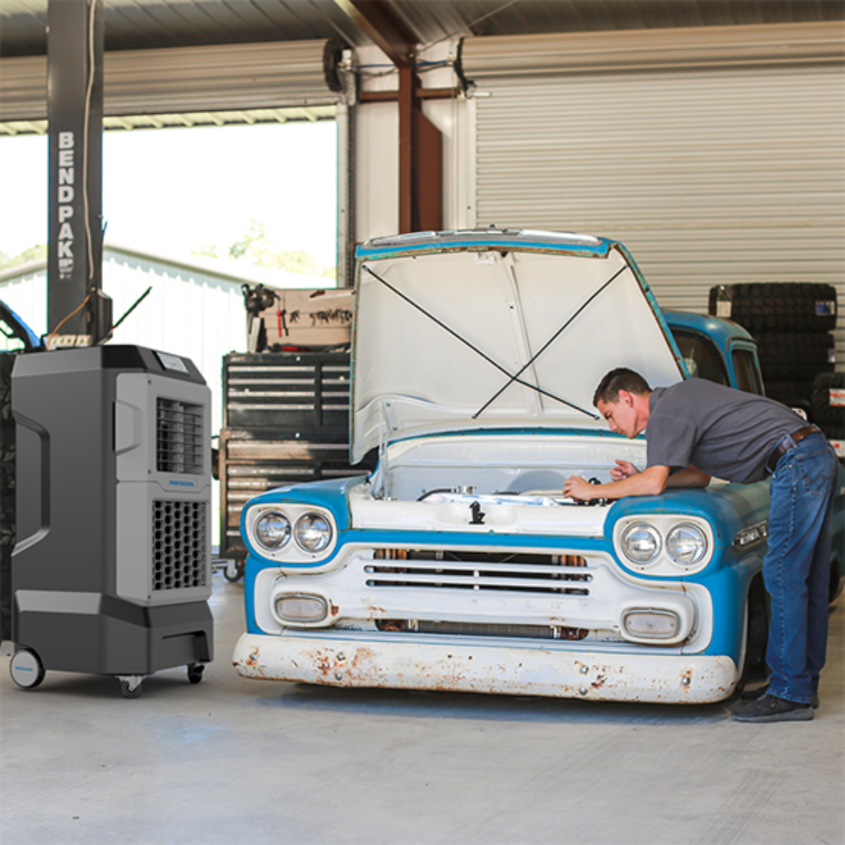 Portacool Apex 700 Evaporative Cooler - Lifestyle