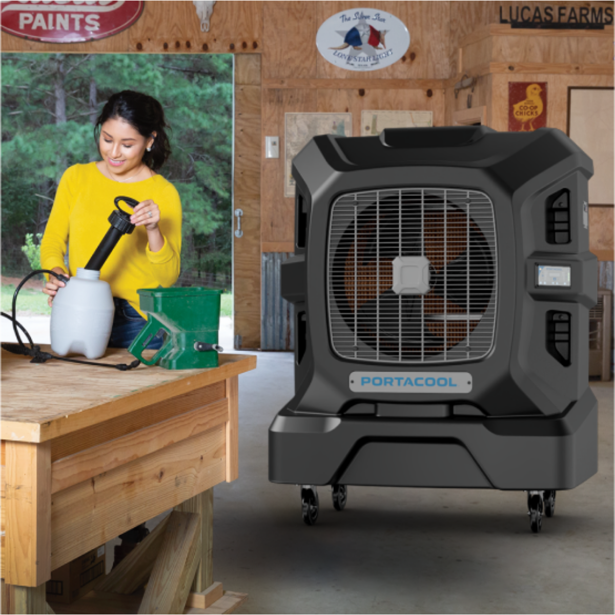 Portacool Apex 2000 Evaporative Cooler - Lifestyle
