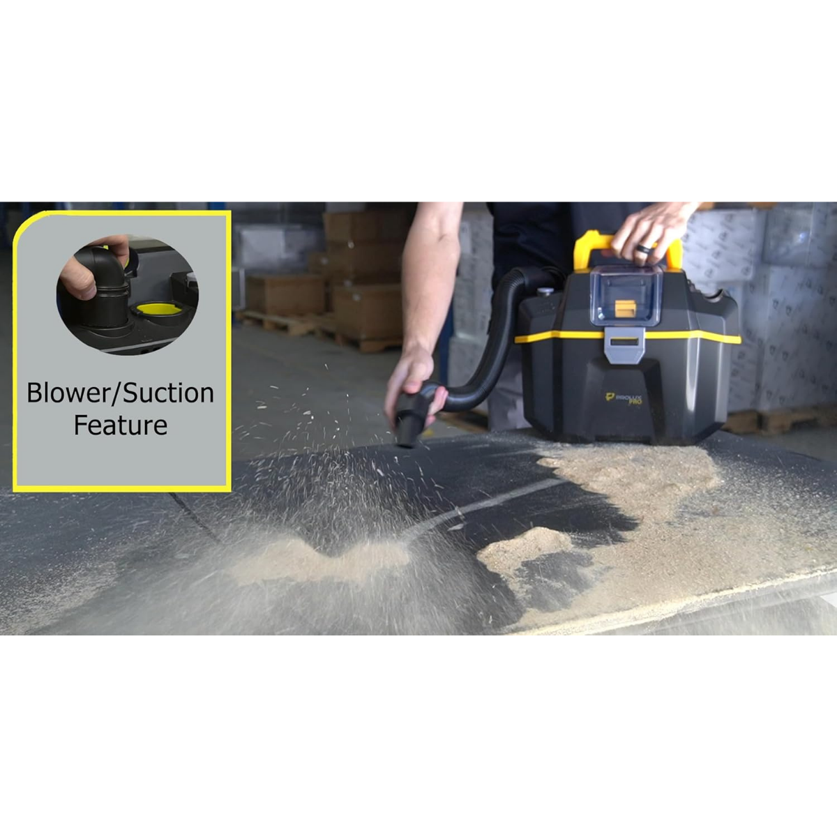 Prolux PLCTB Cordless Commercial Wet/Dry Tool & Travel Vacuum - Infographic 5