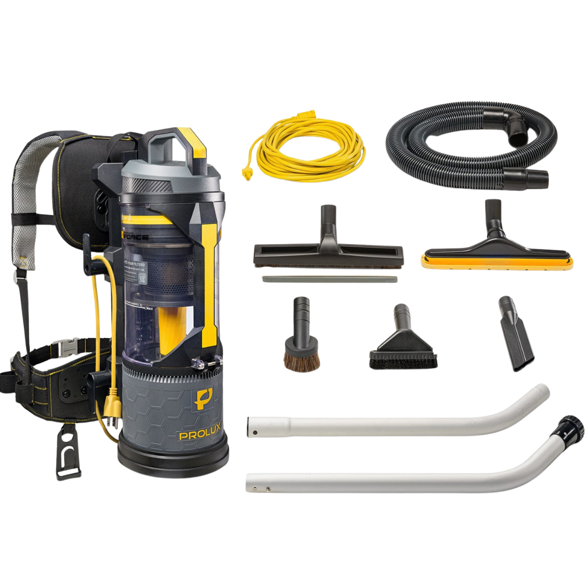 Prolux X-Force Pro Bagless Backpack Vacuums - Commercial Attachment Kit