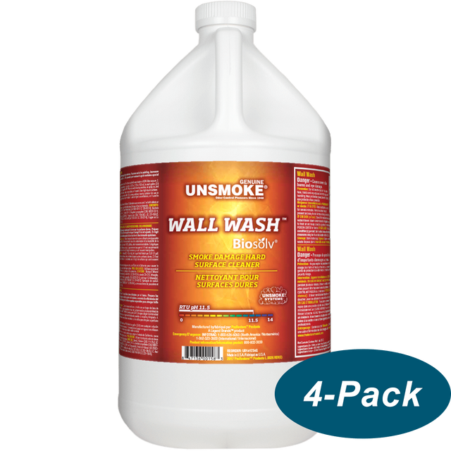 ProRestore Unsmoke Wall Wash with Biosolv - 1 Gal - Case of 4