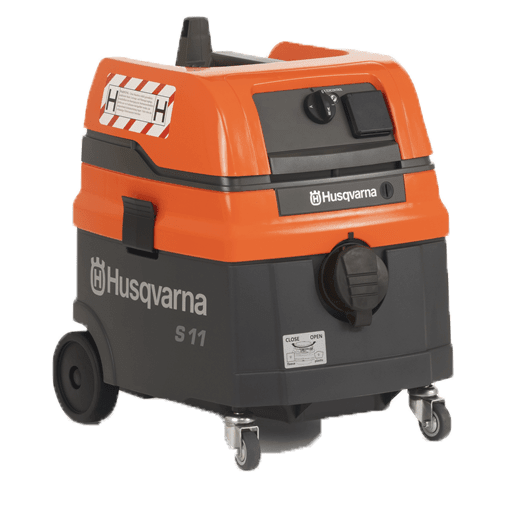 Pullman-Holt Husqvarna S11 HEPA Wet Dry Vacuum - Angle