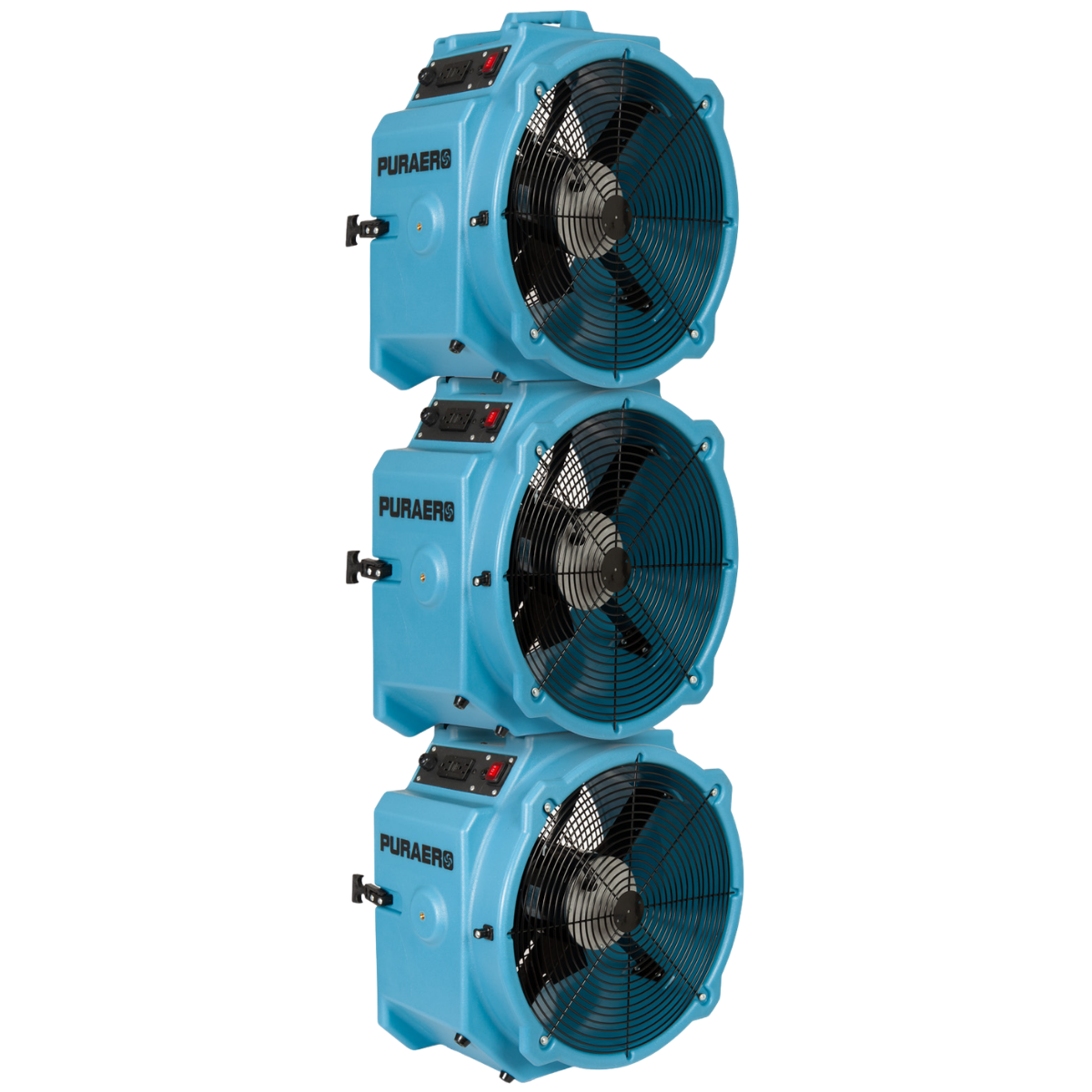 PURAERO 1/4 HP 4000 CFM 2.7A Pro Axial Fan - Stackable