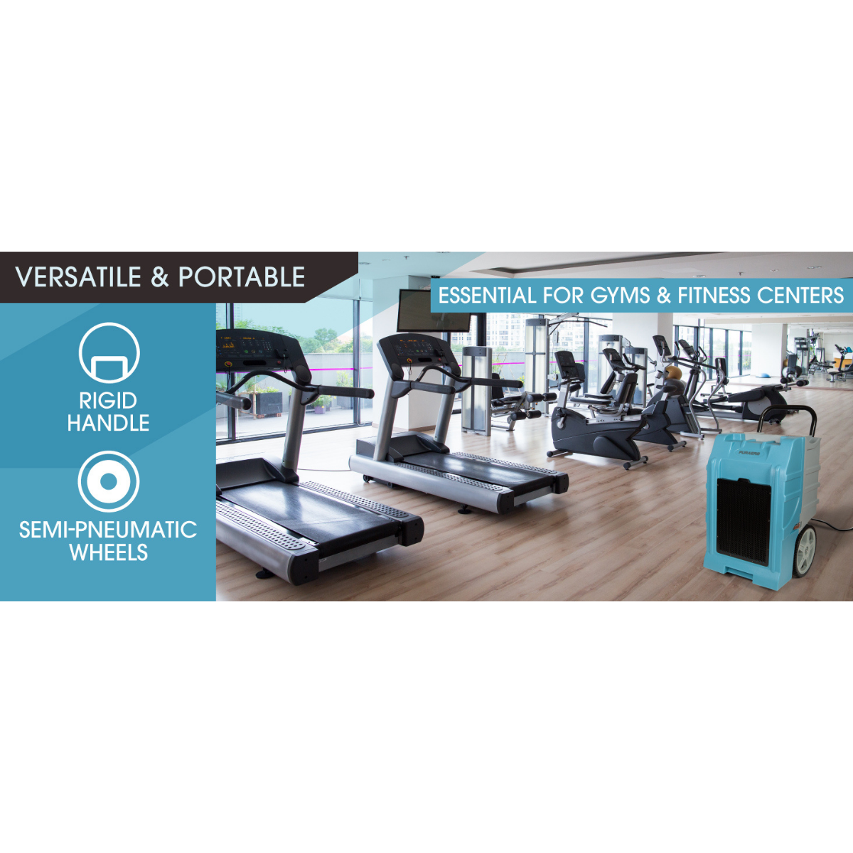 PURAERO 77/125 Pint Commercial LGR Dehumidifier - Infographic 6
