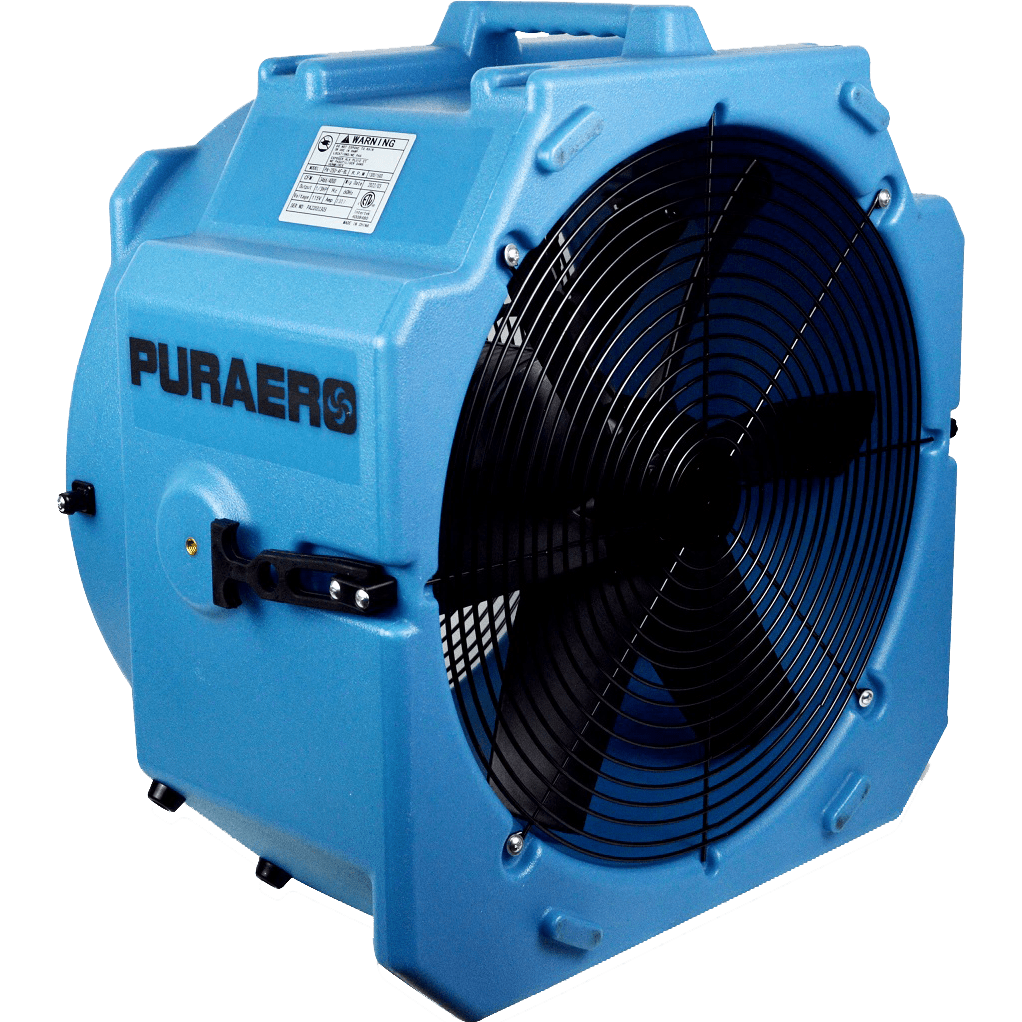 Puraero 1/4 HP 4000 CFM 2.7A Pro Axial Fan