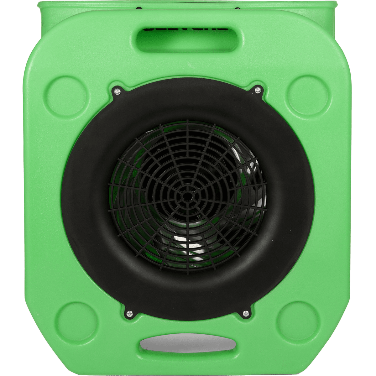 Puraero 1/4 HP 1100 CFM 2.51A Low Profile Air Mover - Green - Top