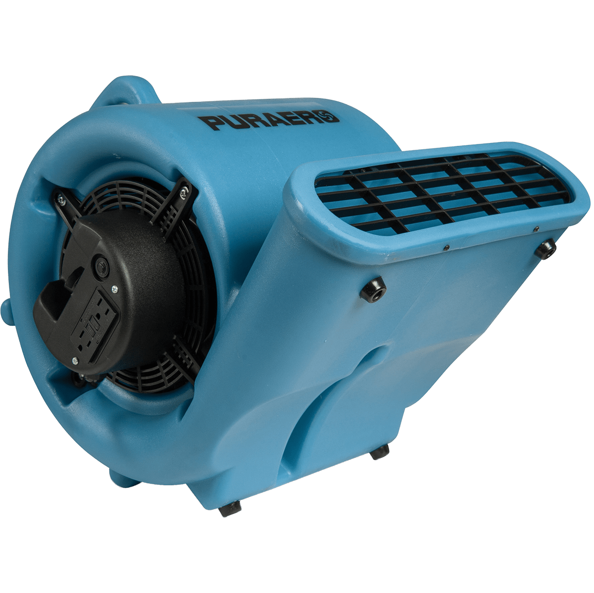 PURAERO 1/3 HP 2.44A Air Mover - Blue - 45 Degrees