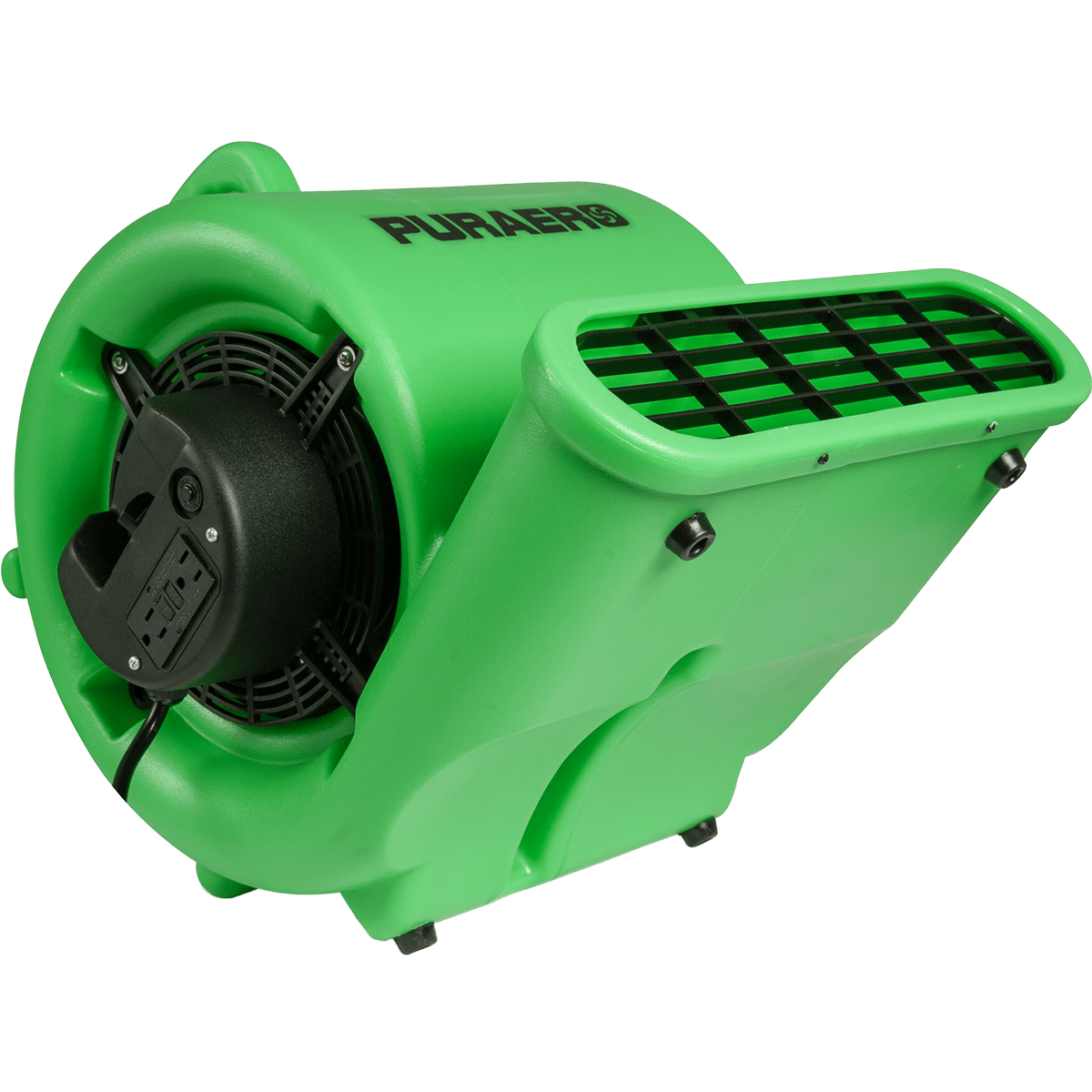PURAERO 1/3 HP 2.44A Air Mover - Green - 45 Degrees