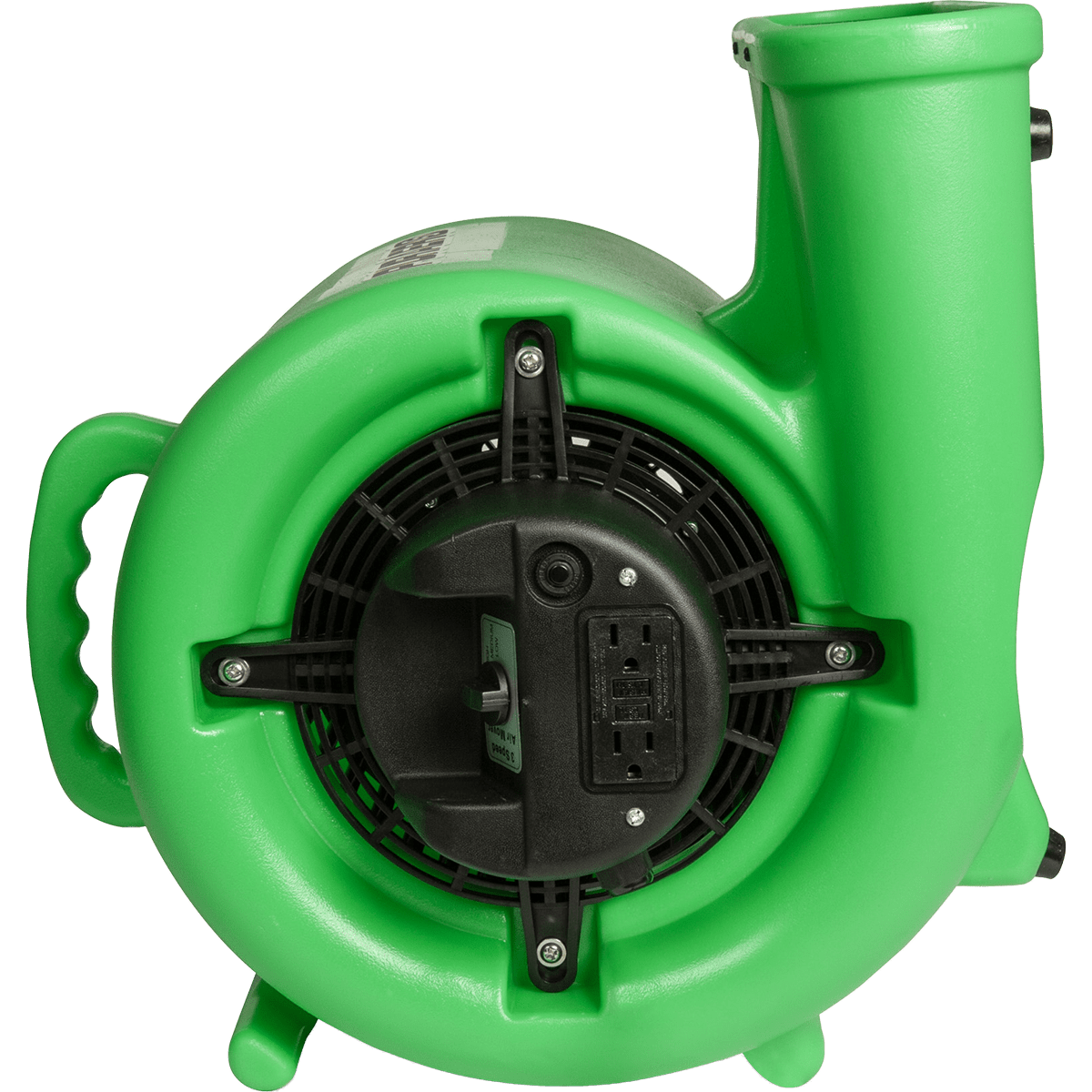 PURAERO 1/3 HP 2.44A Air Mover - Green - 90 Degrees