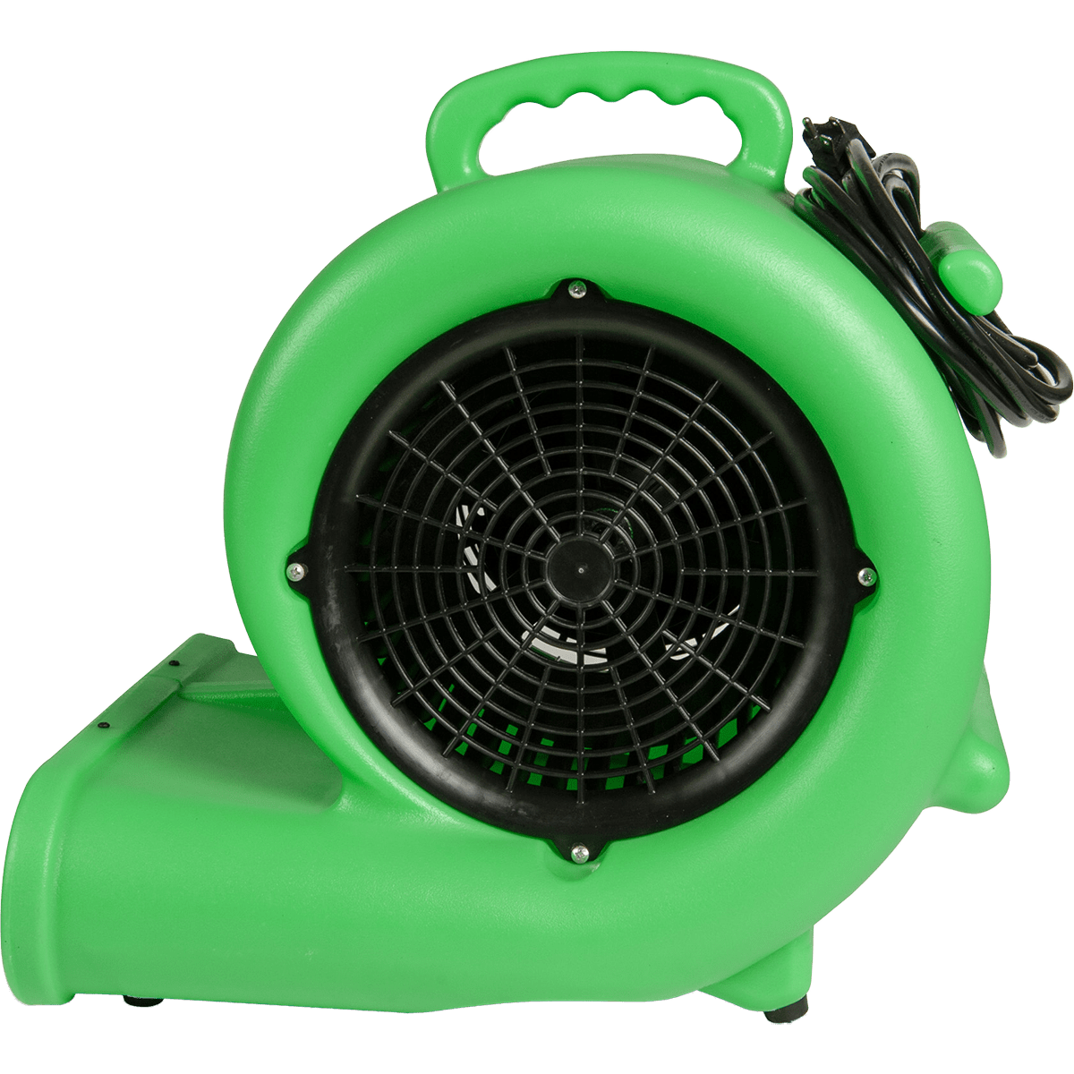 PURAERO 1/3 HP 2.44A Air Mover - Green - Left Side