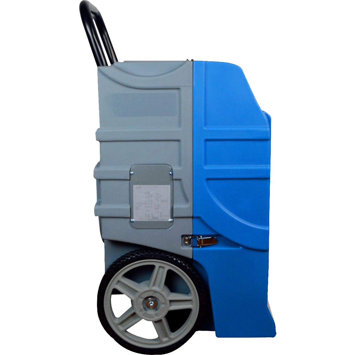 Puraero 77/125 Pint Commercial LGR Dehumidifier - Right Side