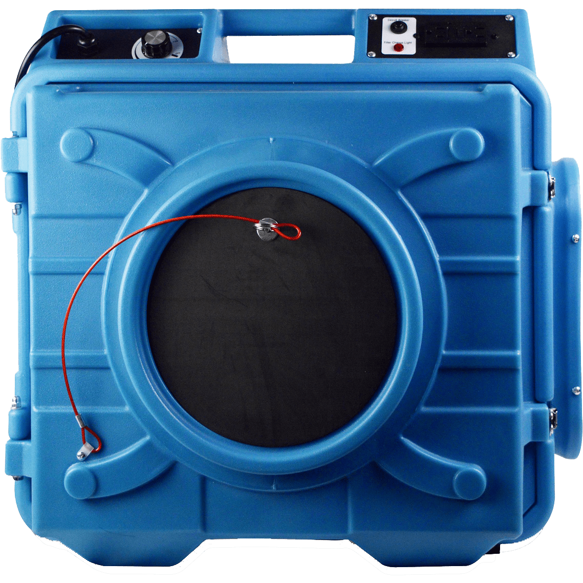 Puraero 1/4 HP 675 CFM 2.2A HEPA Air Scrubber -  Right Side