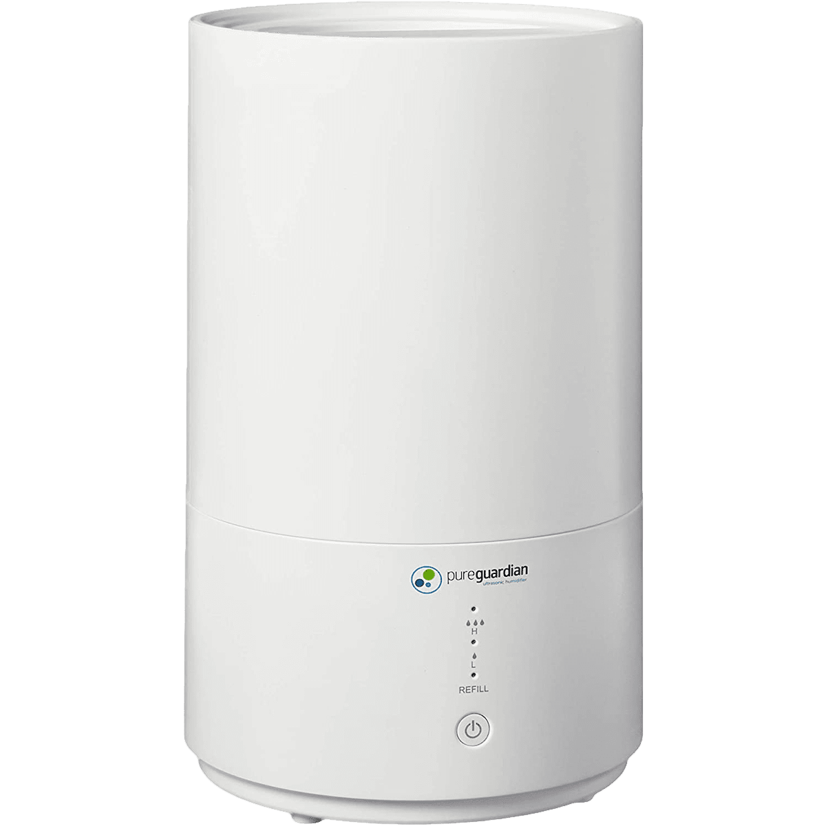 PureGuardian 0.8 Gallon Top Fill Cool Mist Ultrasonic Humidifier w/ Aromatherapy - Angle