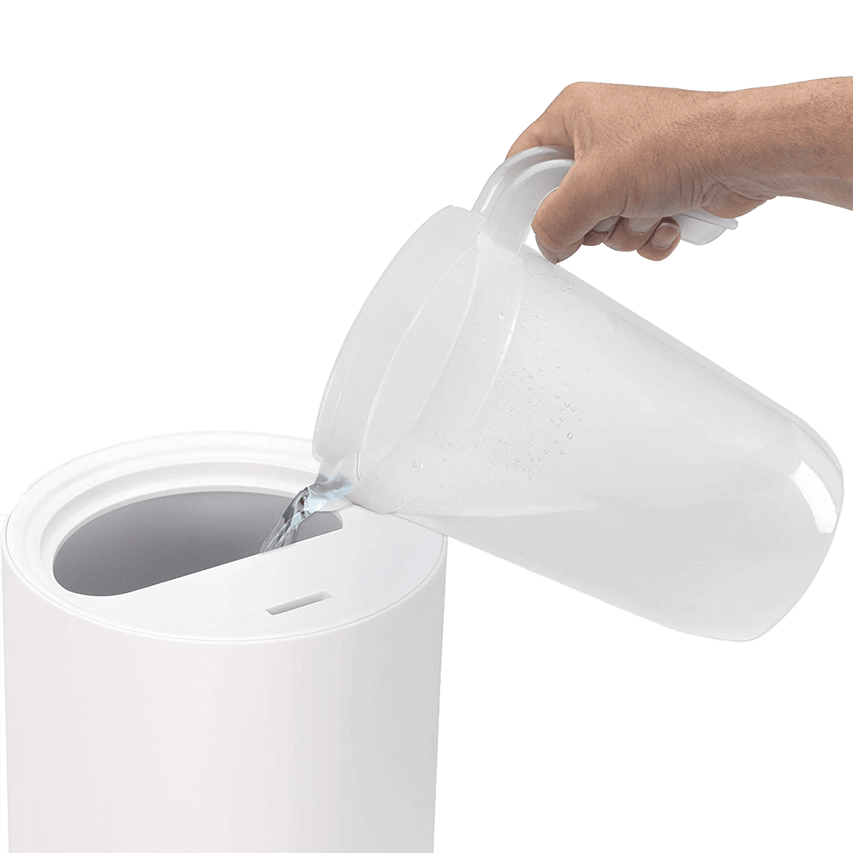 PureGuardian 0.8 Gallon Top Fill Cool Mist Ultrasonic Humidifier w/ Aromatherapy - Filling