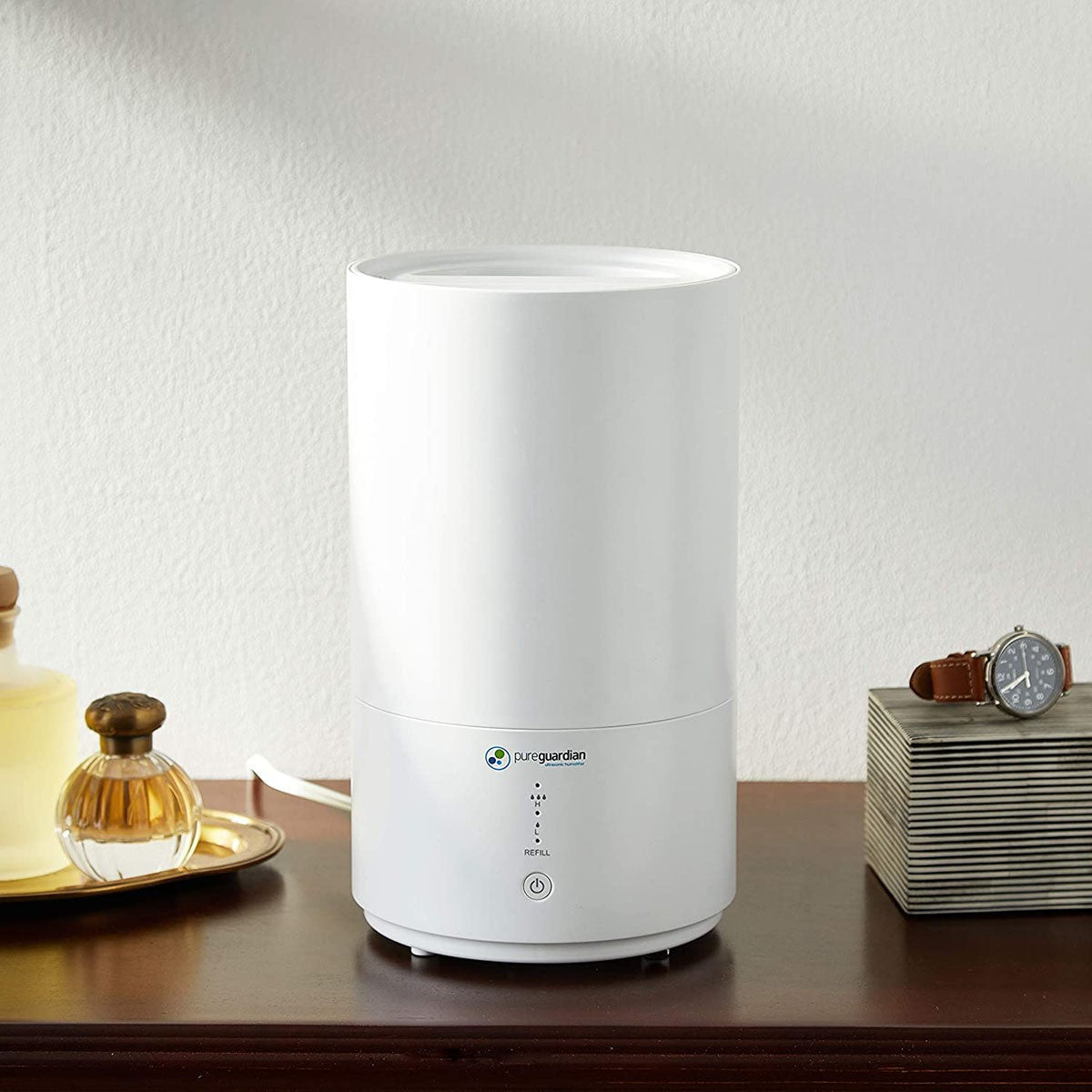 PureGuardian 0.8 Gal. Top Fill Cool Mist Ultrasonic Humidifier w/ Aromatherapy