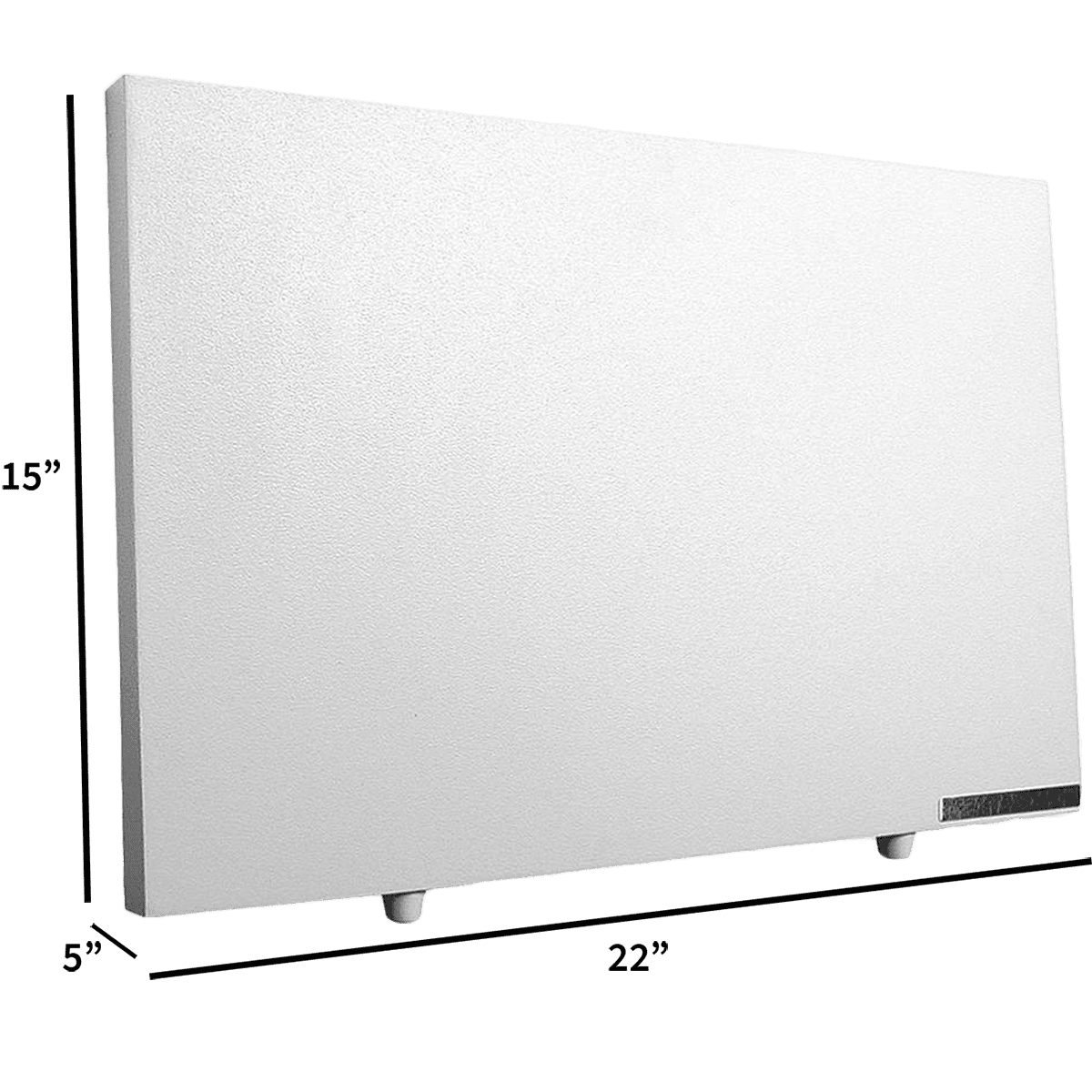 QMark 202SLB Radiant Under Desk Heater - Dimensions