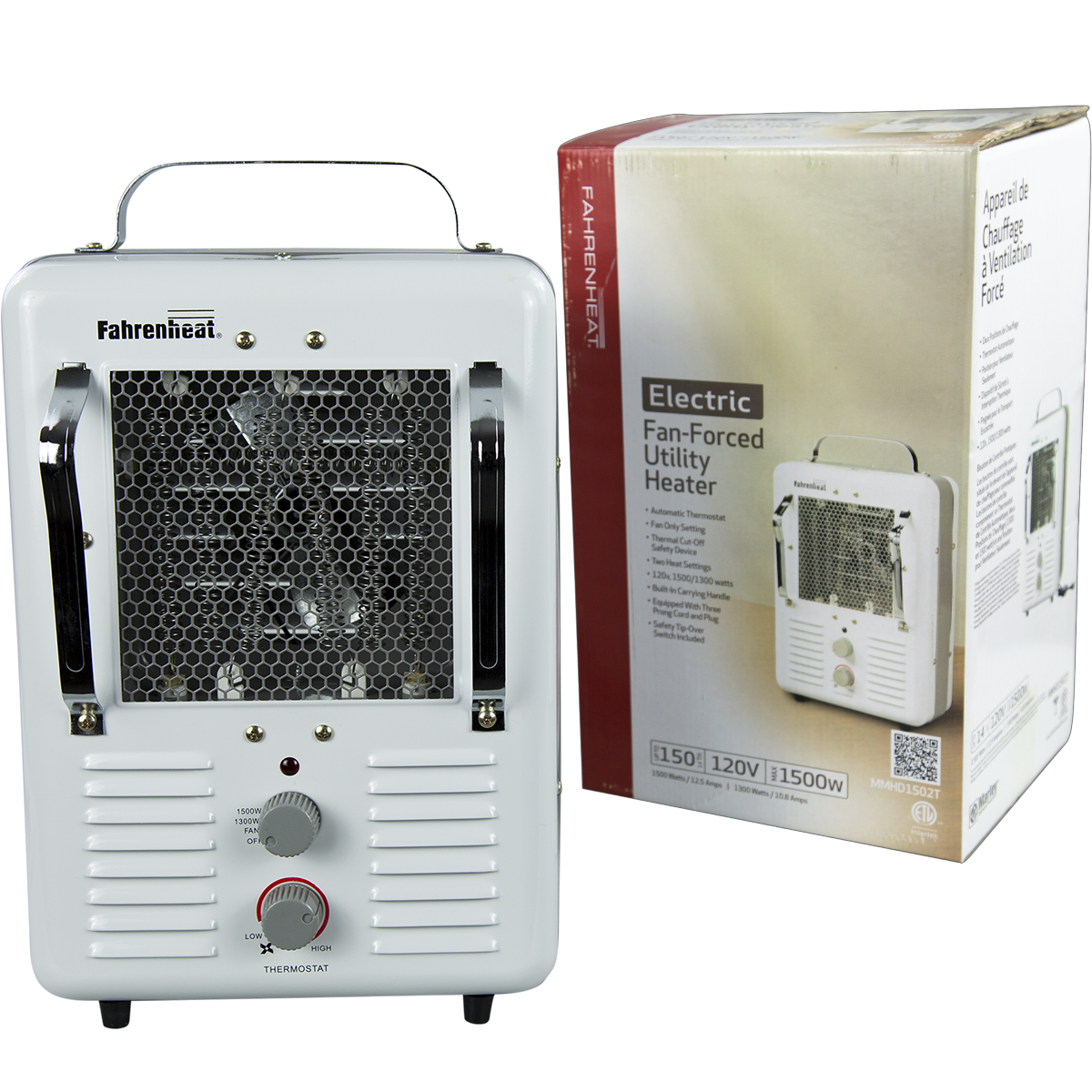 QMark Fahrenheat MMHD1502T Portable Utility Heater - box