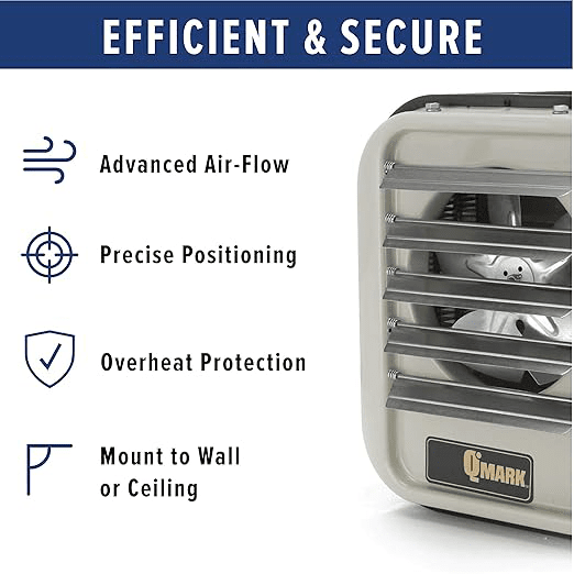 Qmark MUH0581-Pro Industrial Unit Heater - Graphics 2