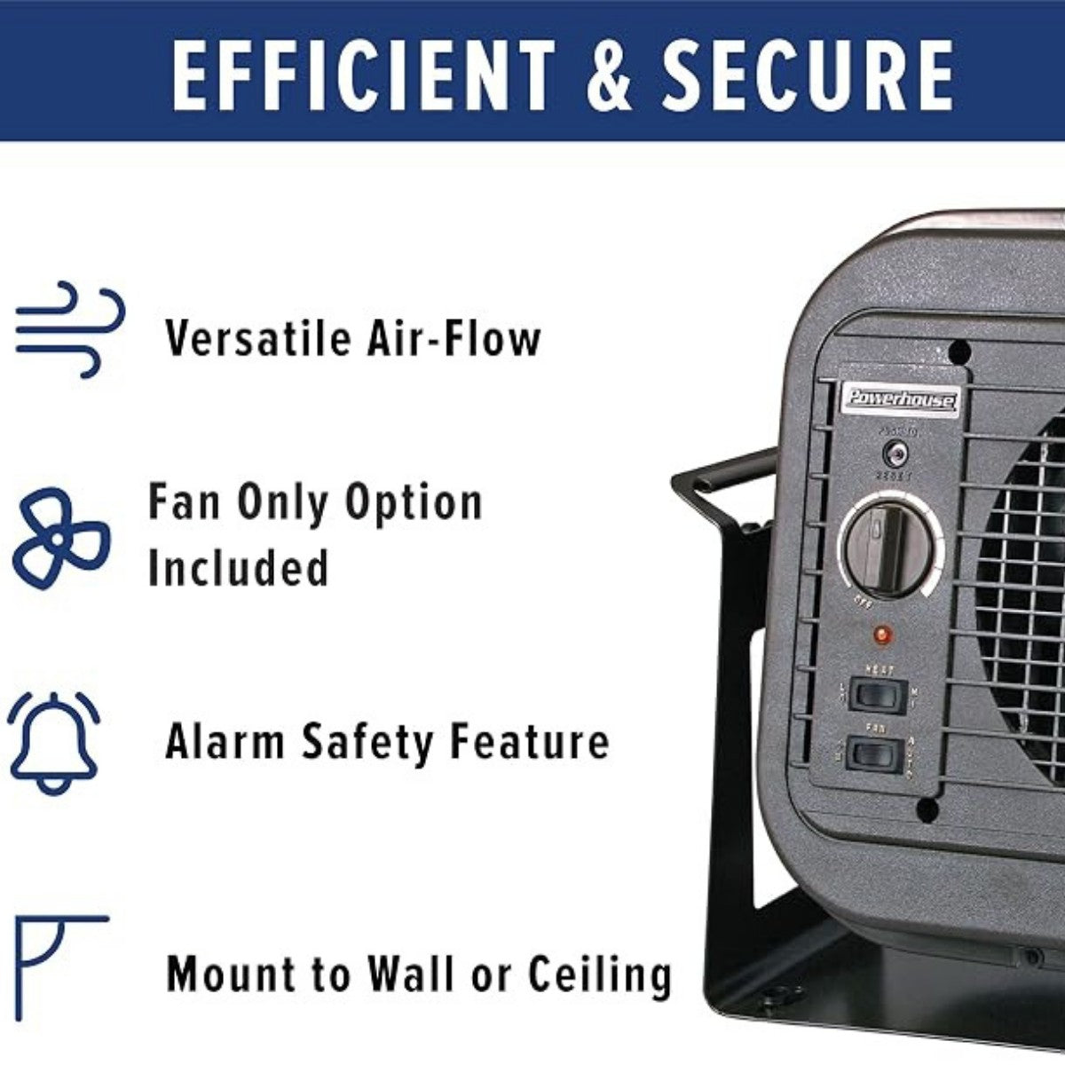 QMark Electric Commercial Heater - Infographic