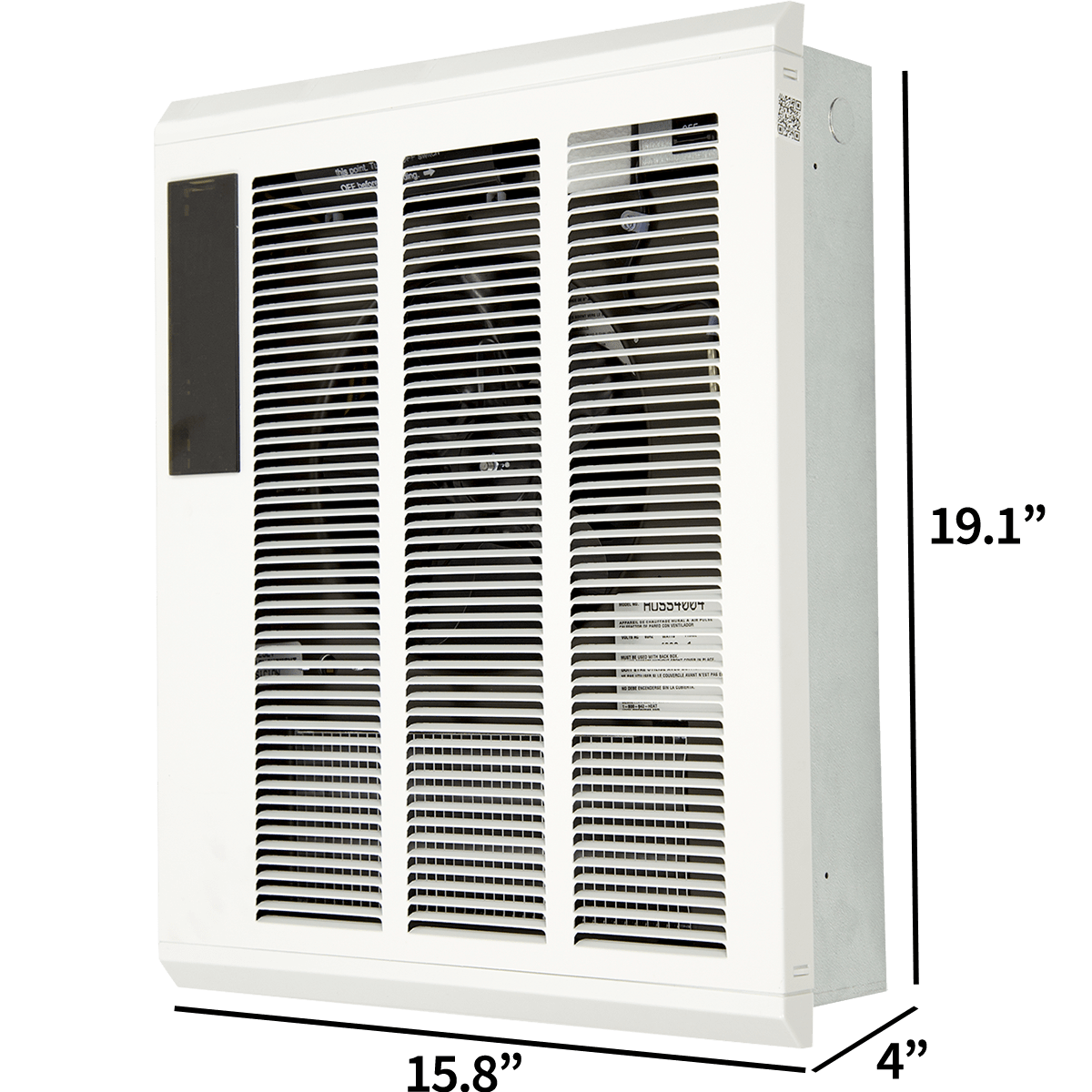 QMark SSHO4007 Smart Series Digital Wall Heater - dimensions