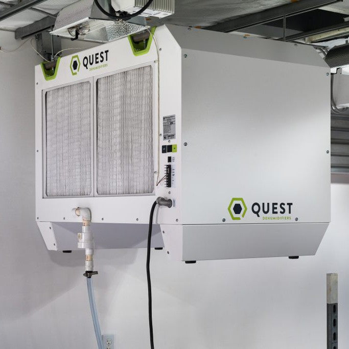 Quest 876 High-Efficiency Dehumidifier - installed