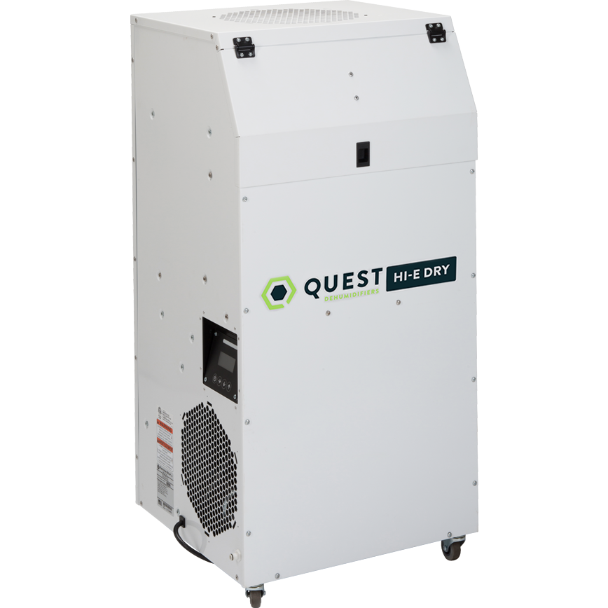 Quest Hi-E Dry 195 Dehumidifier - angle
