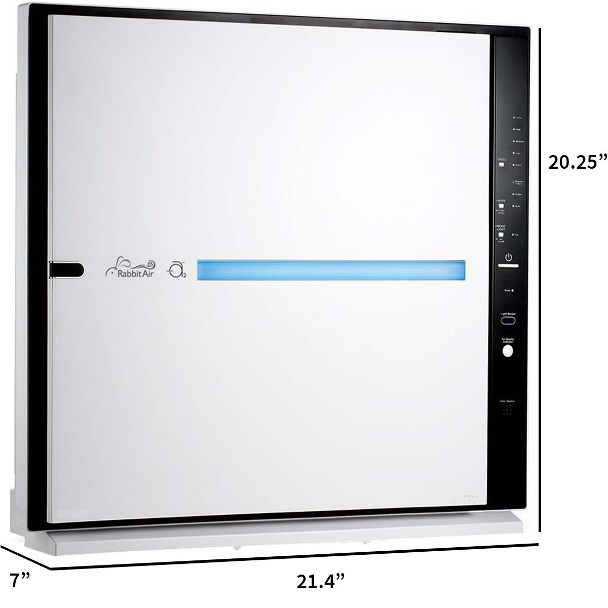 RabbitAir MinusA2 Air Purifier SPA-780A - Dimensions