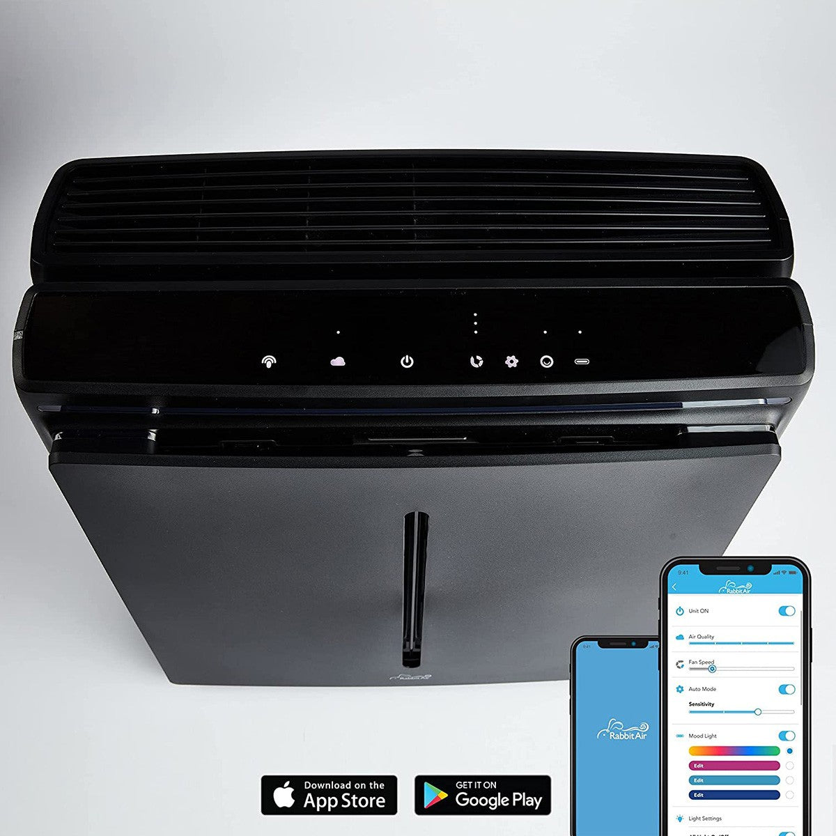 Rabbit Air MinusA3 Air Purifier - Controls