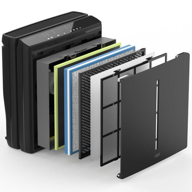 Rabbit Air MinusA3 Air Purifier - Exploded Layers