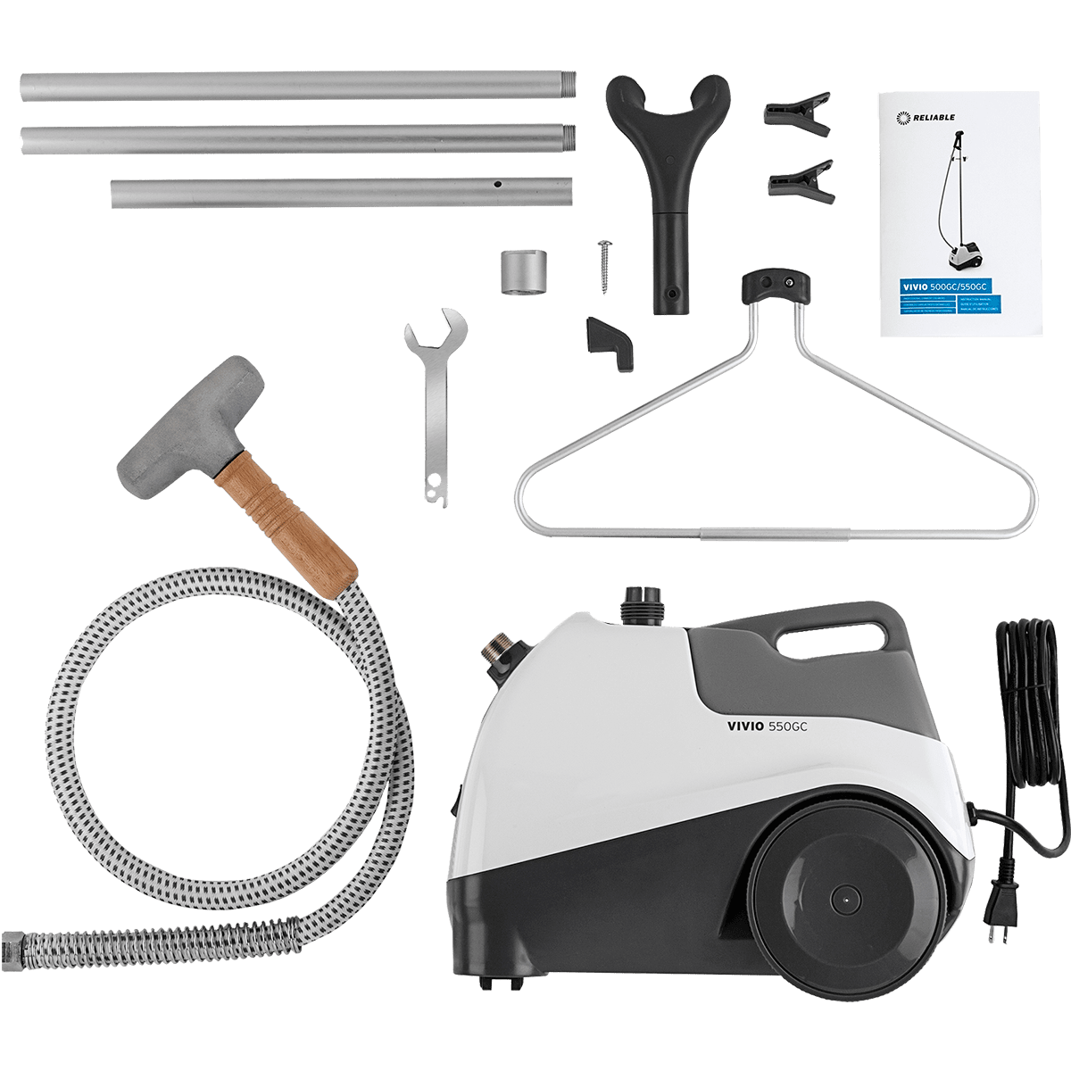 Reliable 550 GC Professional Garment Steamer w/ Metal Head - Component Parts