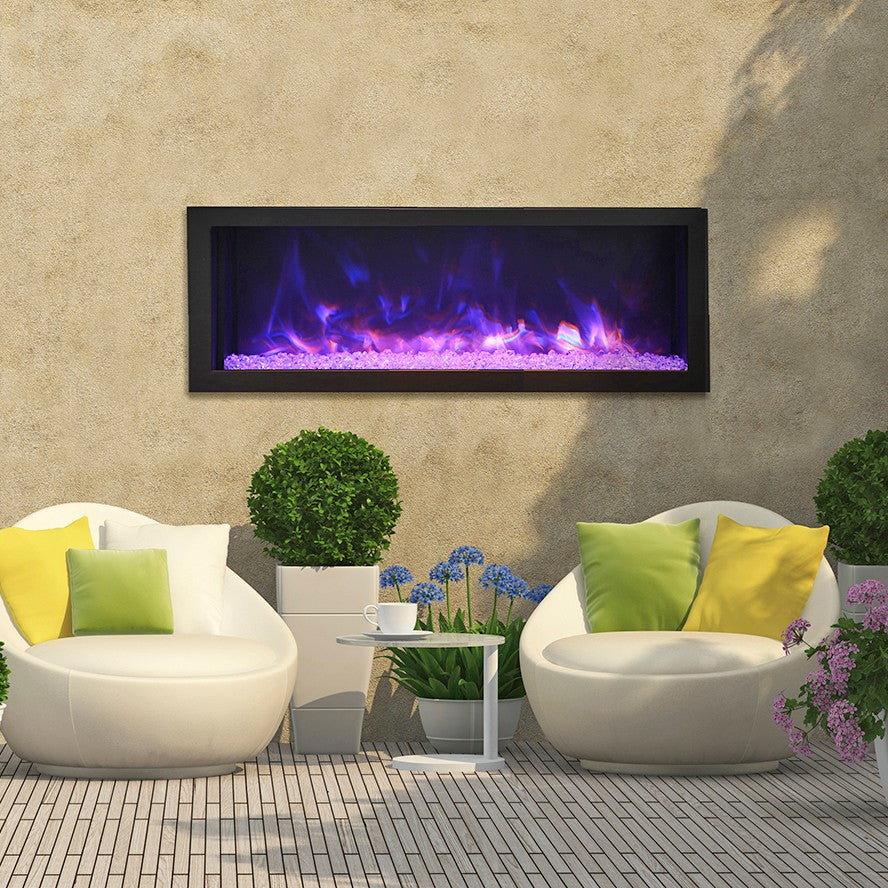 Remii Deep Indoor/Outdoor Built-In Electric Fireplace