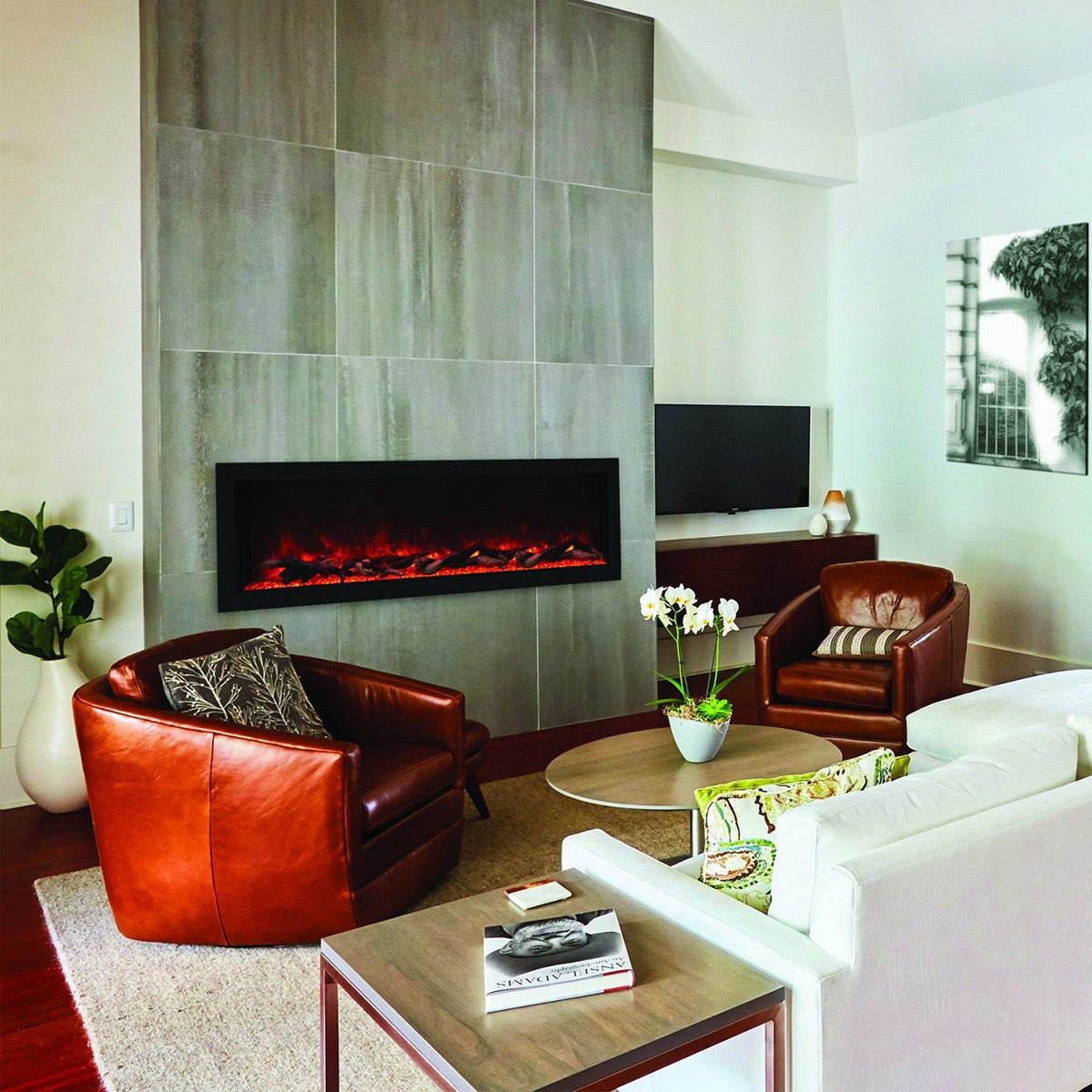 Remii Deep Indoor/Outdoor Built-In Electric Fireplace