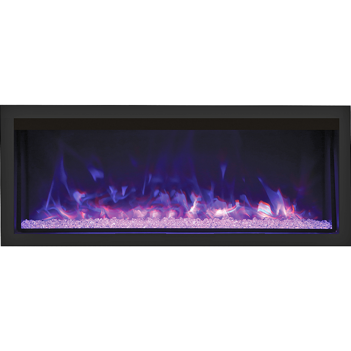Remii Extra Tall Indoor/Outdoor Built-In Electric Fireplace 55-Inch