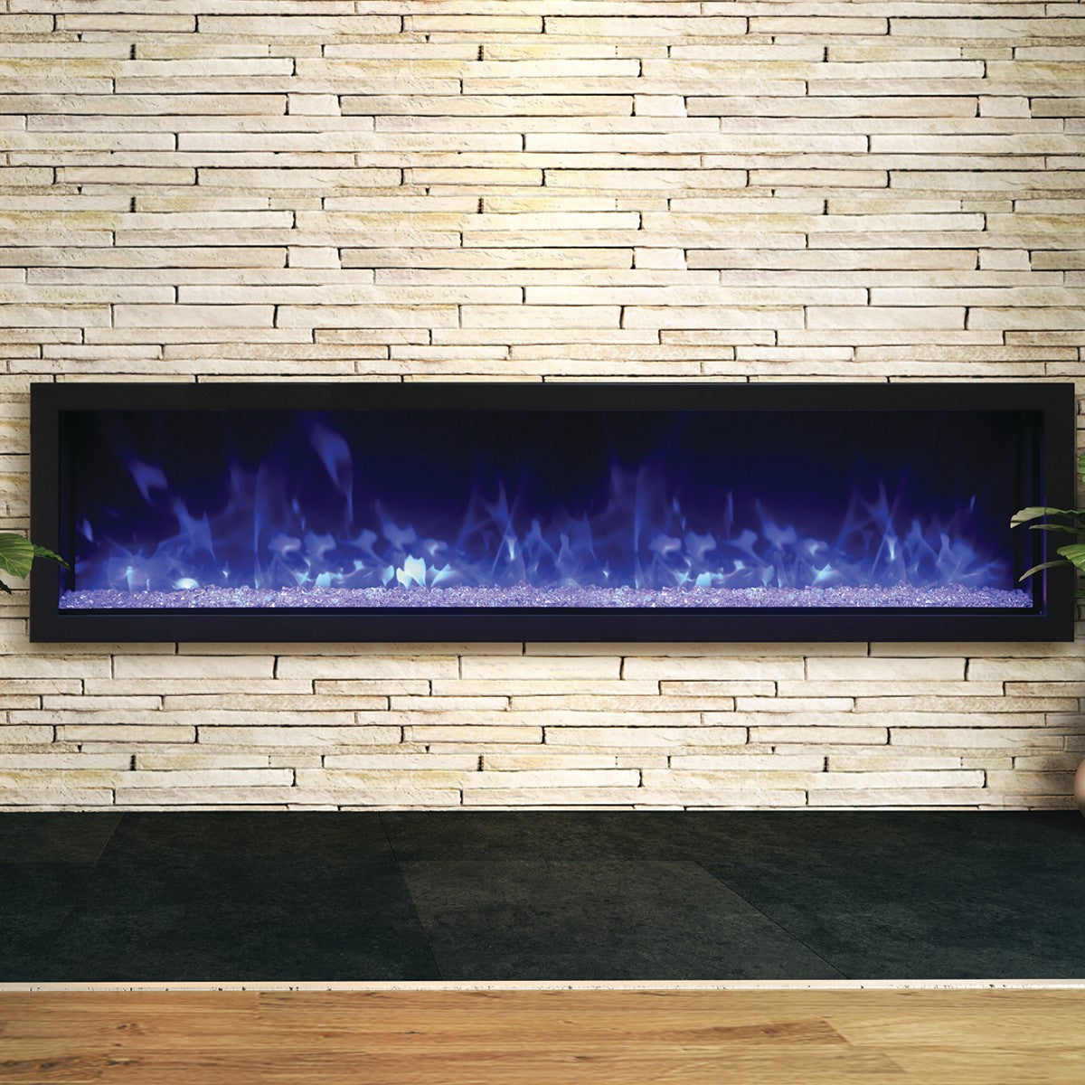 Remii Extra Slim Indoor/Outdoor Built-In Electric Fireplace