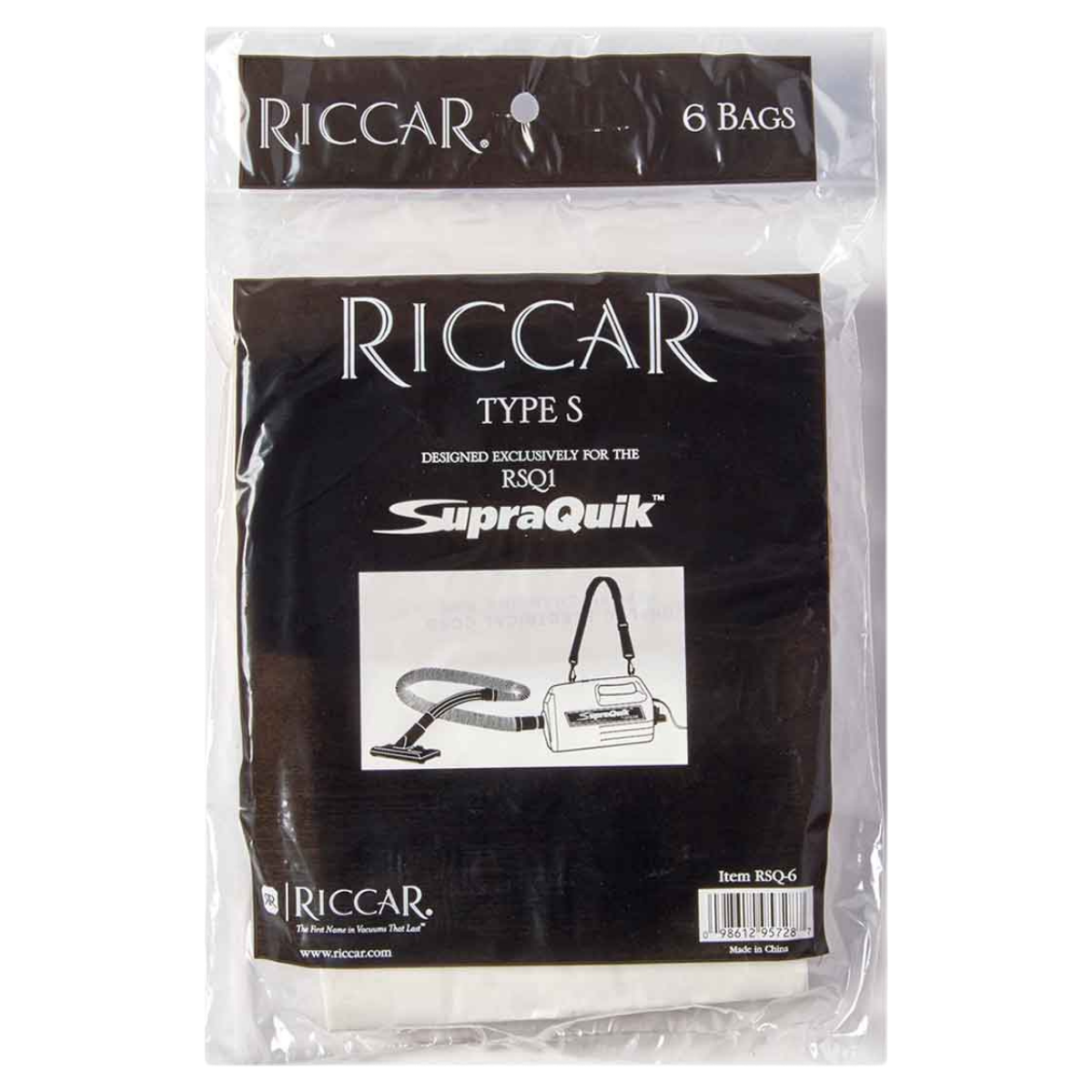 Riccar SupraQuick Paper Bags - 6 Pack